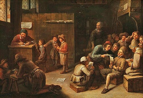 A School Interior, , Josse van Craesbeeck