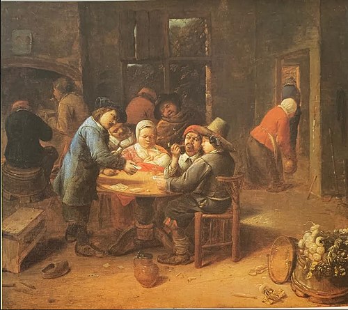 The card players, 1650, Josse van Craesbeeck