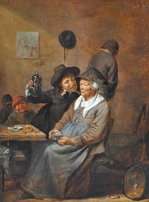 Unequal love, 1664, Josse van Craesbeeck