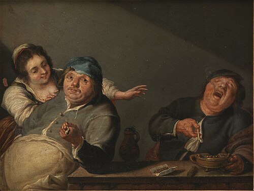 Smokers, 1637, Josse van Craesbeeck