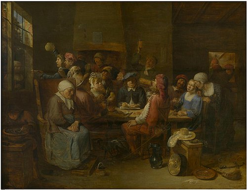 Flemish Tavern, 1647, Josse van Craesbeeck