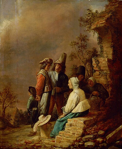 Soldiers and Women, 1640, Josse van Craesbeeck