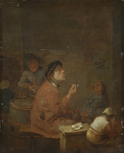 Smoking peasants, 1633, Josse van Craesbeeck