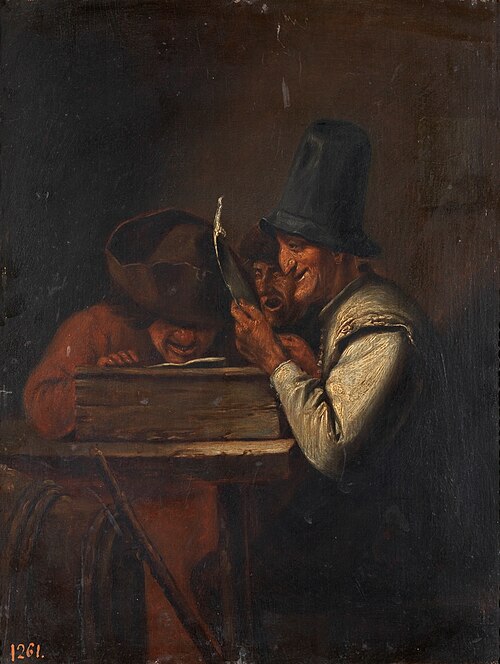 El terceto burlesco, 1601, Josse van Craesbeeck