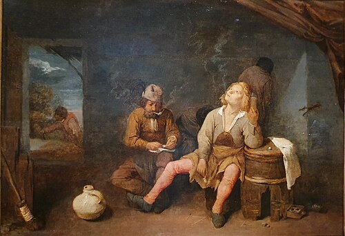 Smokers., 1650, Josse van Craesbeeck