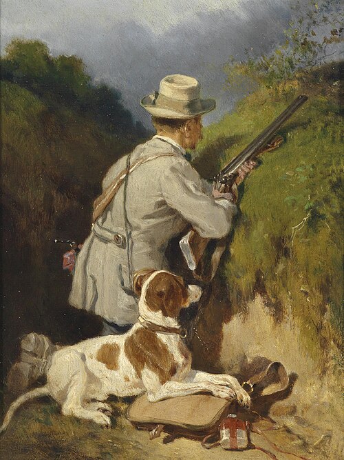 Auf der Lauer, 1881, Josef Anton Strassgschwandtner