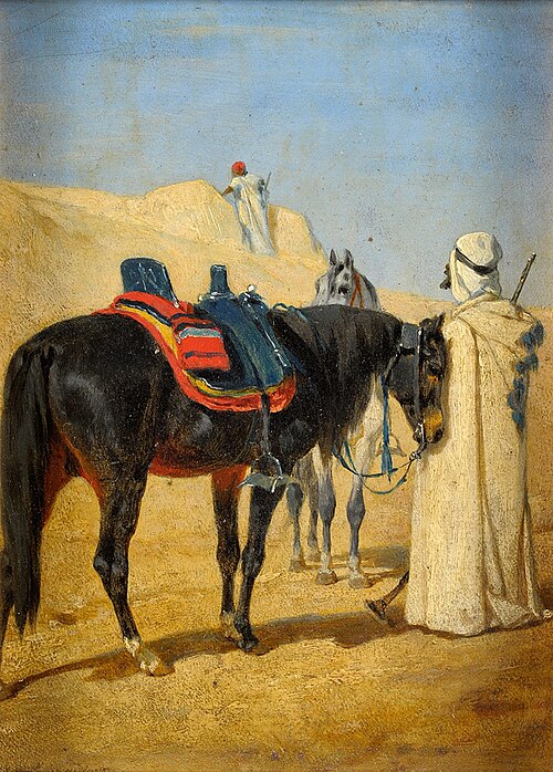 Orientalen mit Pferd., 1881, Josef Anton Strassgschwandtner