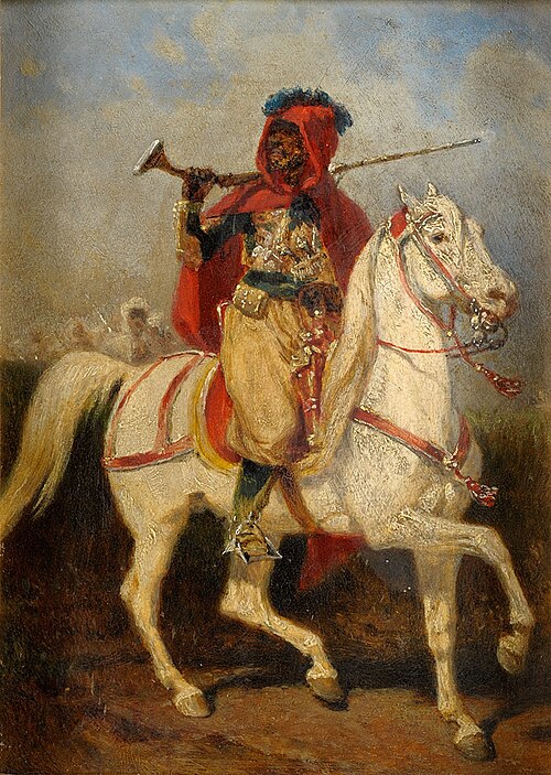 Reitender Orientale., 1881, Josef Anton Strassgschwandtner