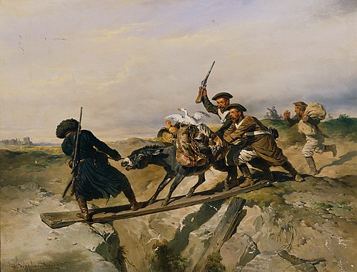 Auf der Requisition, 1856, Josef Anton Strassgschwandtner