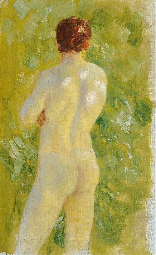 Männerakt, 1900, Josef Engelhart