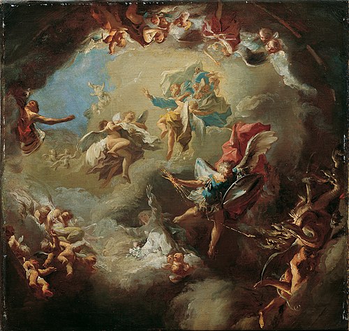 Allegorie auf die Unbefleckte Empfängnis Mariae, 1745, Josef Ignaz Mildorfer
