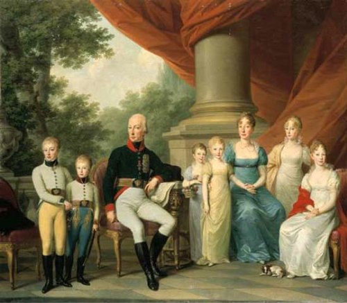 Porträt der Familie des österreichischen Kaisers, 1900, Joseph Kreutzinger