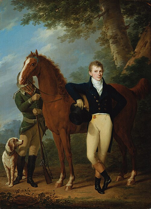 Der Glockengießer Johann Caspar Hofbauer mit Pferd und Jäger, , Joseph Kreutzinger