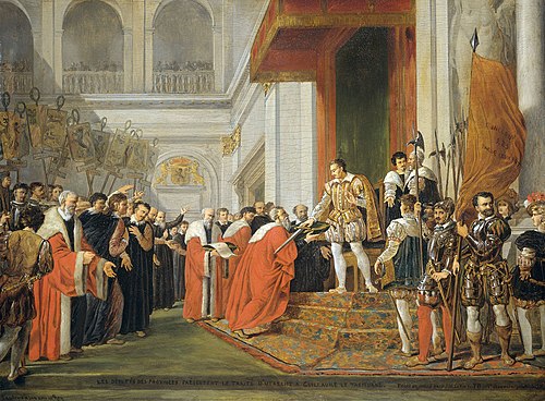 Les deputés des provinces présentent le traité d'Utrecht à Guillaume le Taciturne, 1822, Joseph-Denis Odevaere