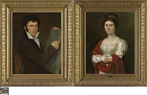 Portret van Maria Jozefa Pavot, 1819, Joseph-Denis Odevaere