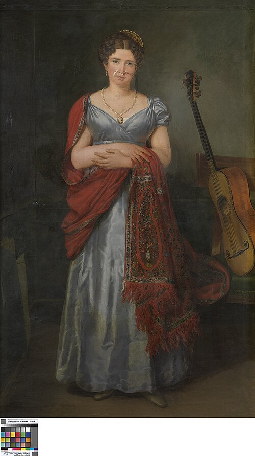 Portret van Sylvie de la Rue, 1820, Joseph-Denis Odevaere