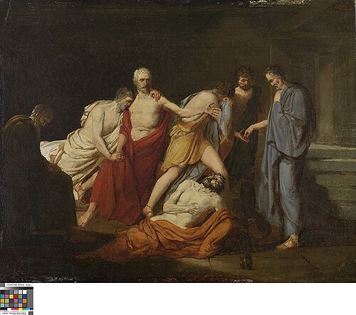 De dood van Phocio, 1804, Joseph-Denis Odevaere
