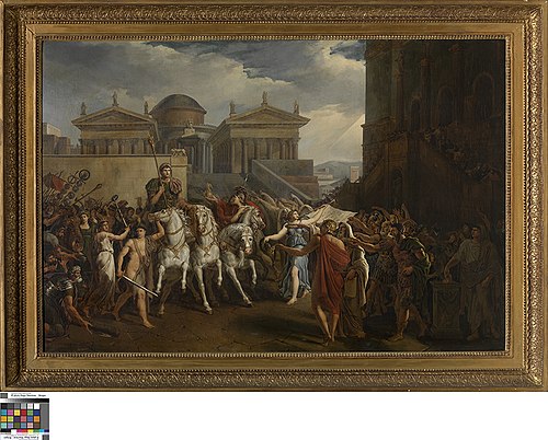 Triomftocht van keizer Trajanus, 1812, Joseph-Denis Odevaere
