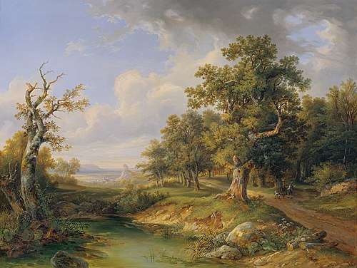 Wood near Mödling, 1850, Joseph Altenkopf