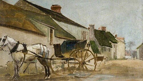 Pony and Cart, , Joseph Crawhall III