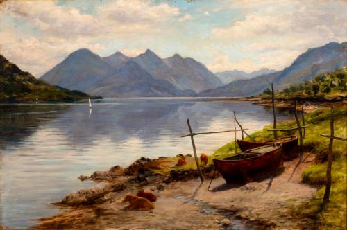 Loch Duich and the Five Sisters, 1905, Joseph Farquharson