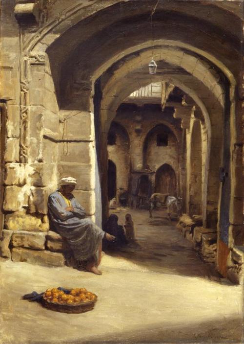 The Orange Seller, 1893, Joseph Farquharson