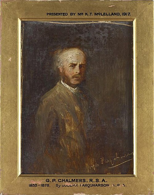 George Paul Chalmers, 1836 - 1878. Artist, 1875, Joseph Farquharson
