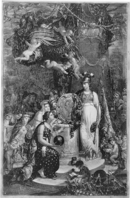 Apotheosis of the Elector Carl Theodor of the Palatinate, 1756, Joseph Fratrel