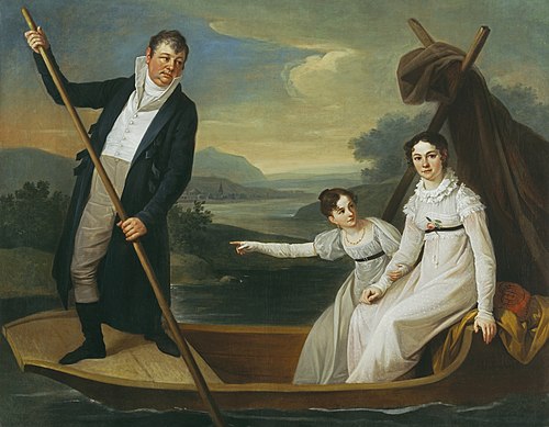Kahnpartie, 1812, Joseph Hauber
