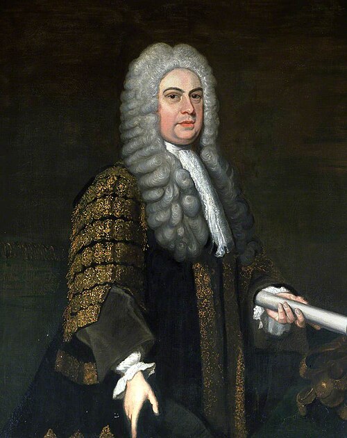 Arthur Onslow (1691–1768), Speaker, 1735, Joseph Highmore