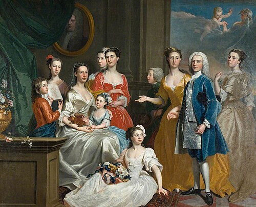 The Family of E. Lancelot Lee, 1736, Joseph Highmore