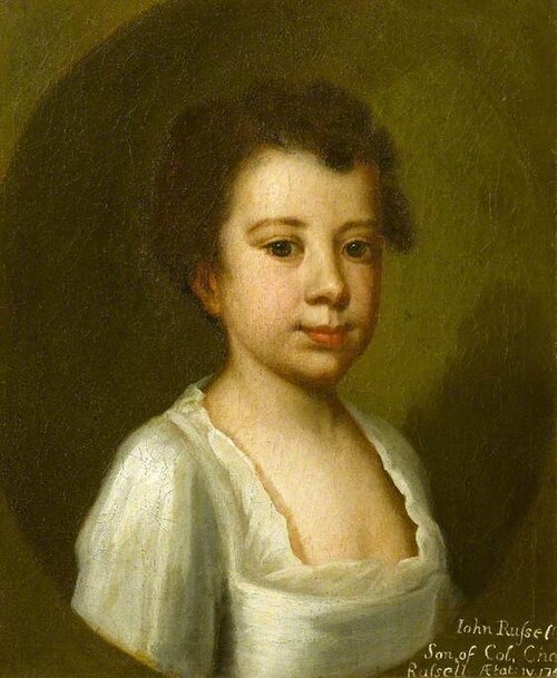 John Russell, Child of Colonel Charles Russell, Aged 4, , Joseph Highmore