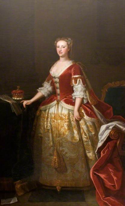 Anne Furness (1711–1747), First Wife of John, 2nd Viscount St John, 1745, Joseph Highmore