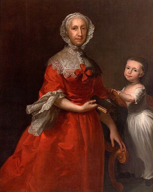 Isabella Lee and Her Grandson, William Waller, 1759, Joseph Highmore