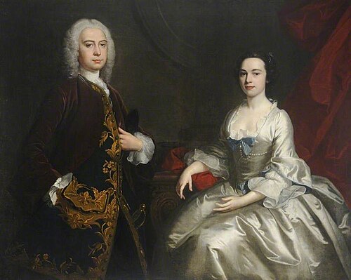 Sir Willoughby Aston and His Wife, , Joseph Highmore
