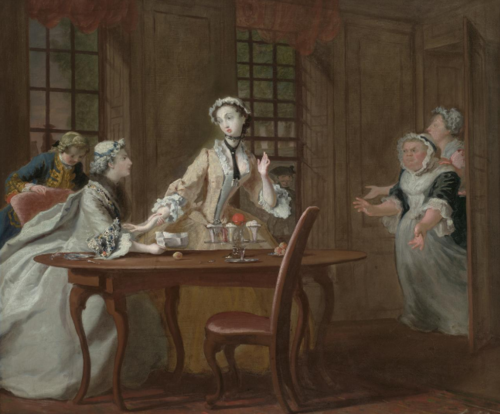 Pamela and Lady Davers, , Joseph Highmore