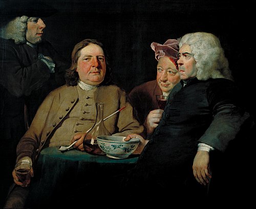 Mr Oldham and his Guests, 1740, Joseph Highmore