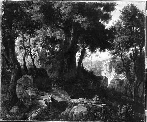 Das Sabinergebirge bei Montorello, 1880, Josef Hoffmann