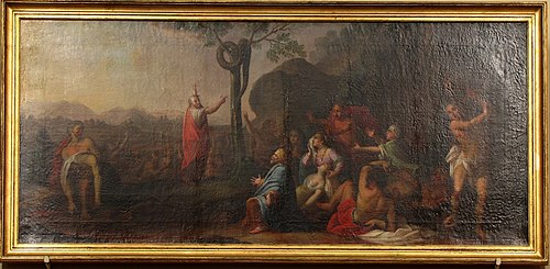 Moïse et le serpent d'airain, 1800, Joseph Melling