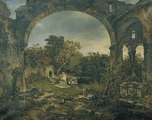 Verödeter Friedhof, 1847, Joseph Selleny