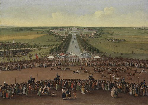 Pferderennen bei Nymphenburg, 1799, Joseph Stephan