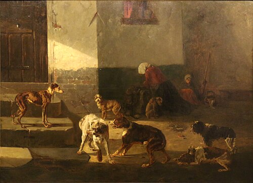 Bruxelles le matin, 1848, Joseph Stevens
