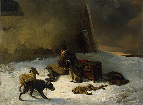 Travelling Actor's Misfortune, 1847, Joseph Stevens