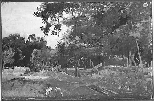 Waldlandschaft bei Pang, 1878, Joseph Wenglein