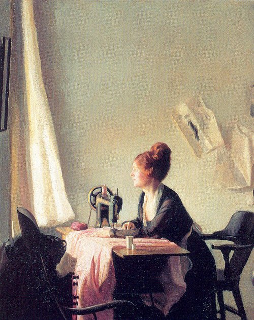The Open Window, 1921, Elizabeth Okie Paxton