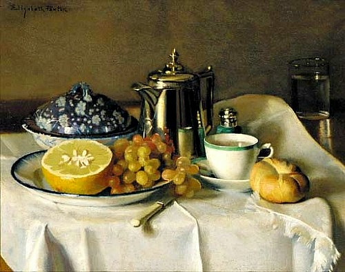 Continental Breakfast, 1910, Elizabeth Okie Paxton