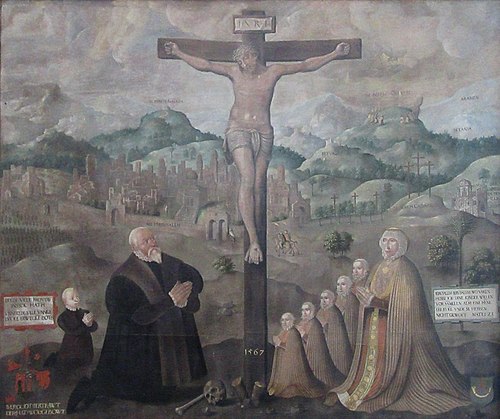 Denkgemälde des Lübecker Kaufmanns Hans Bartels, 1567, Jost de Laval
