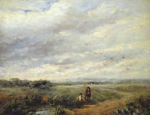 River Scene with Boys Fishing, , David Cox Jr.