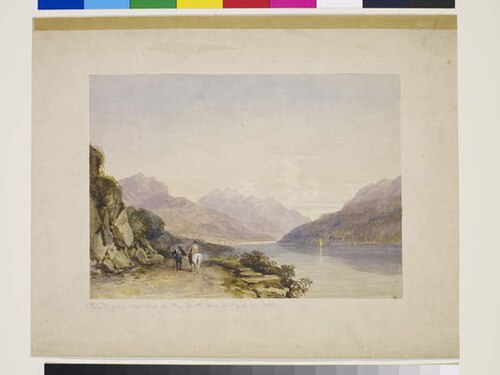 The Path By The Lake/ Ben Voirlich, 1836, David Cox Jr.