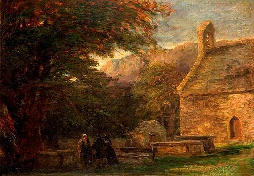 The Church, Bettws-y-Coed, 1850, David Cox Jr.